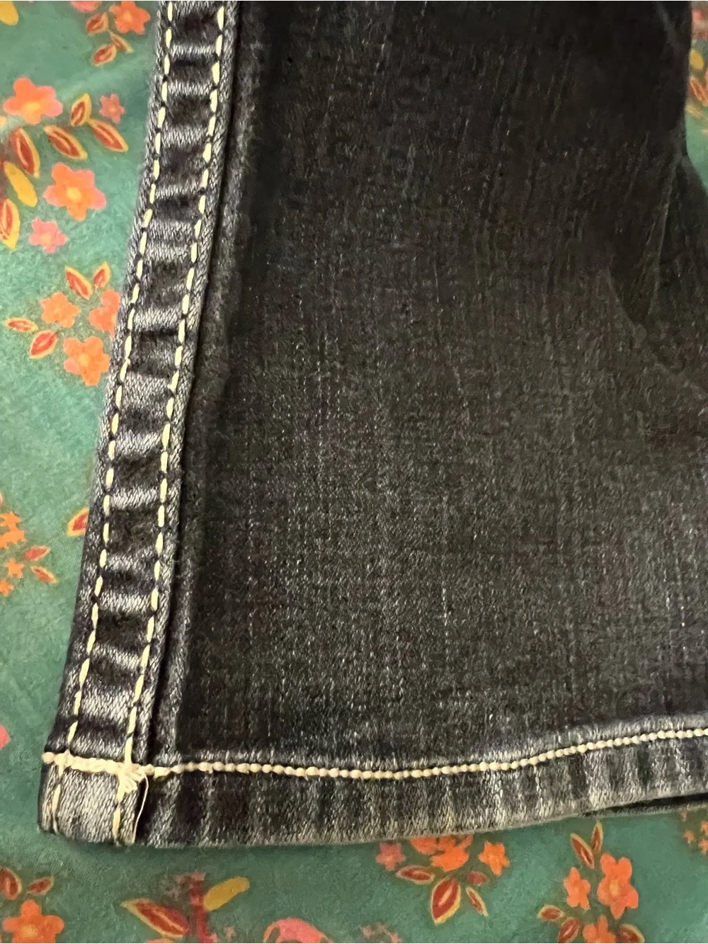 True Religion World Tour Men's Straight Big T Jeans Darken Brick Y2K 38x28 2607